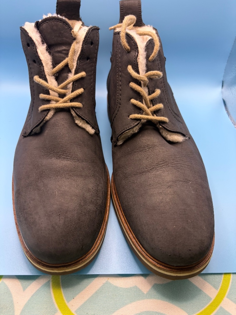Navy Blue Lloyds Veneto desert boot with Gort-Tex and Wool lined 8.5